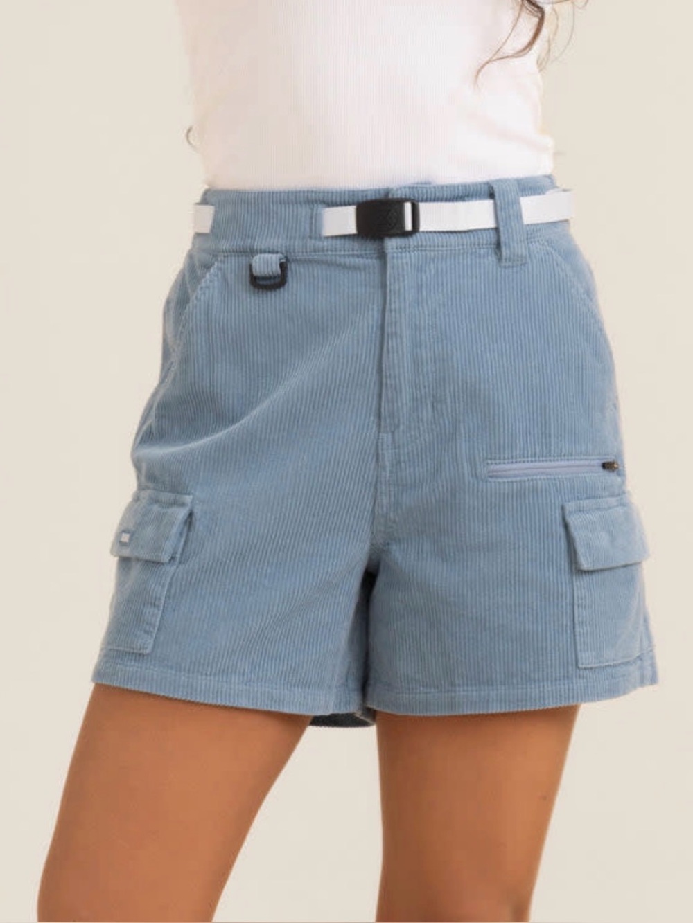 NWT Roark Corduroy Canyon Shorts 100% Cotton in Lagoon Size Small